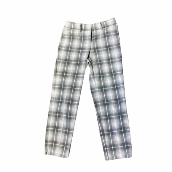 plaid straight legs pants - Picture 1 of 14